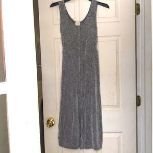 Wide leg tank romper